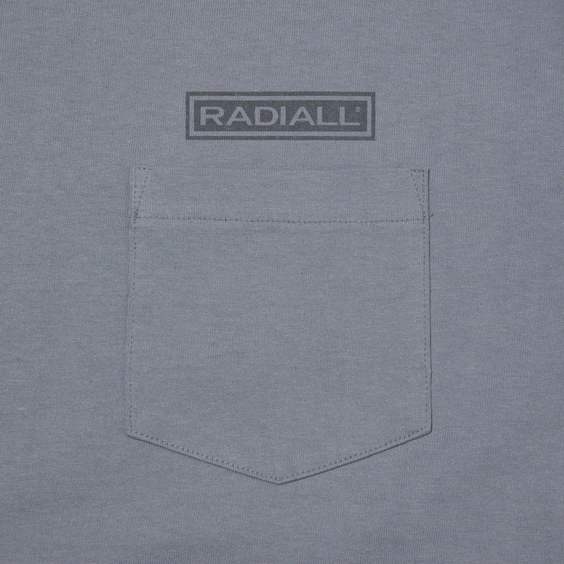 RADIALL　L/STシャツ　"SHAKEDOWN BOULEVARD CREW NECK T-SHIRT L/S"　(Steel Gray)