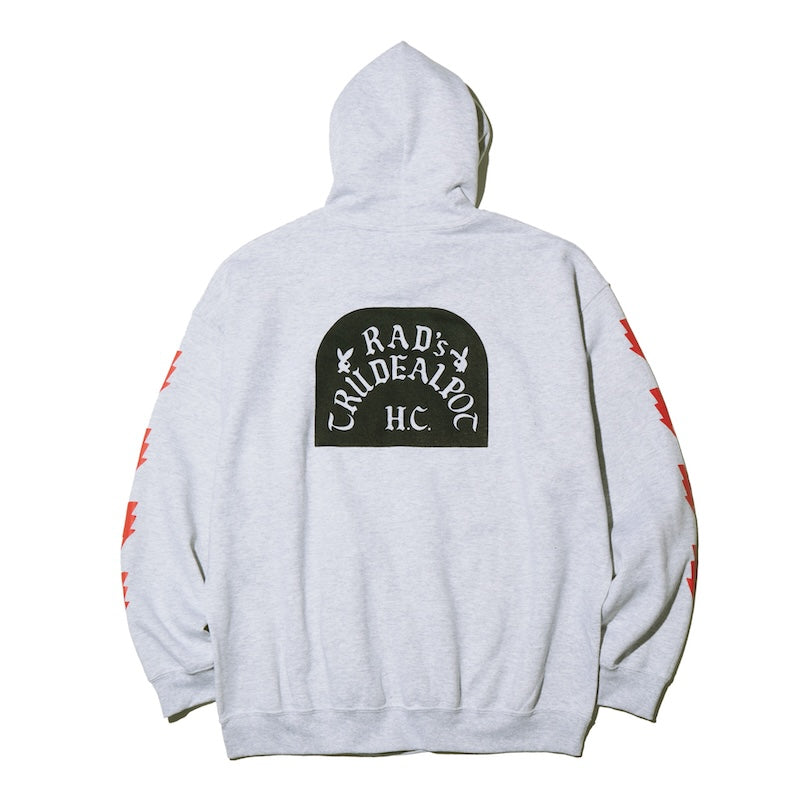 RADIALL　パーカー　"TOMBSTONE HOODIE SWEATSHIRT L/S"　(Ash Gray)