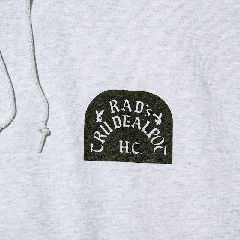 RADIALL　パーカー　"TOMBSTONE HOODIE SWEATSHIRT L/S"　(Ash Gray)