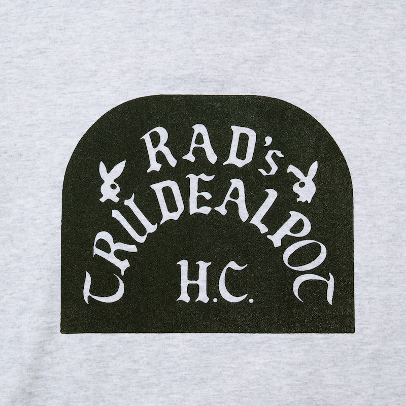 RADIALL　パーカー　"TOMBSTONE HOODIE SWEATSHIRT L/S"　(Ash Gray)