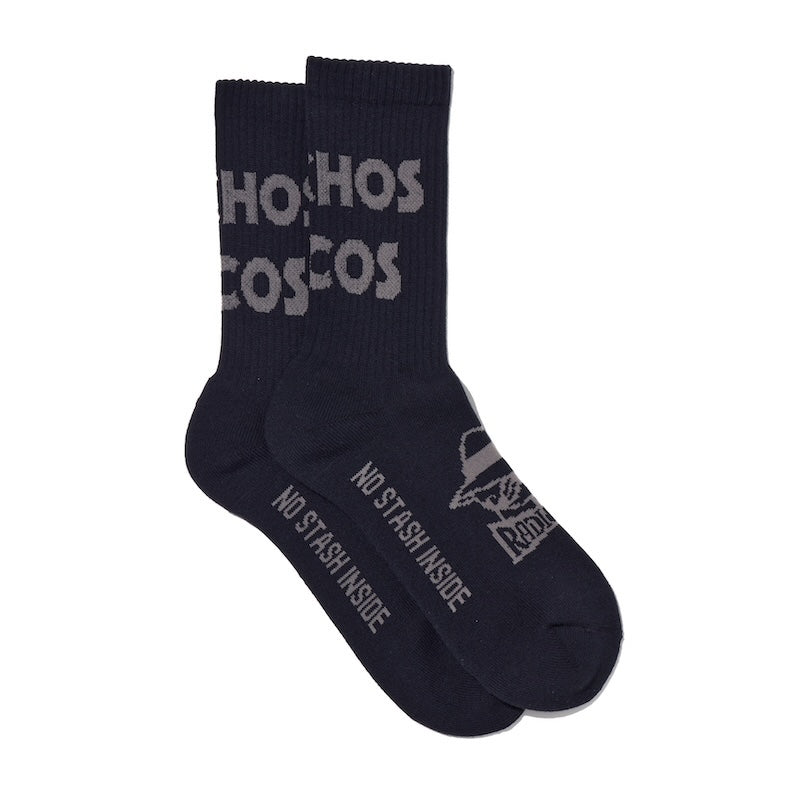 RADIALL　ソックス　“NACHOS 1PAC SOX MID / DRALON"　(Black)