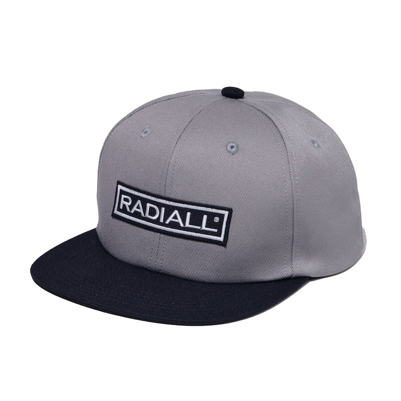 RADIALL　キャップ　"WHEELS BASEBALL CAP"　(Ice Gray / Black)