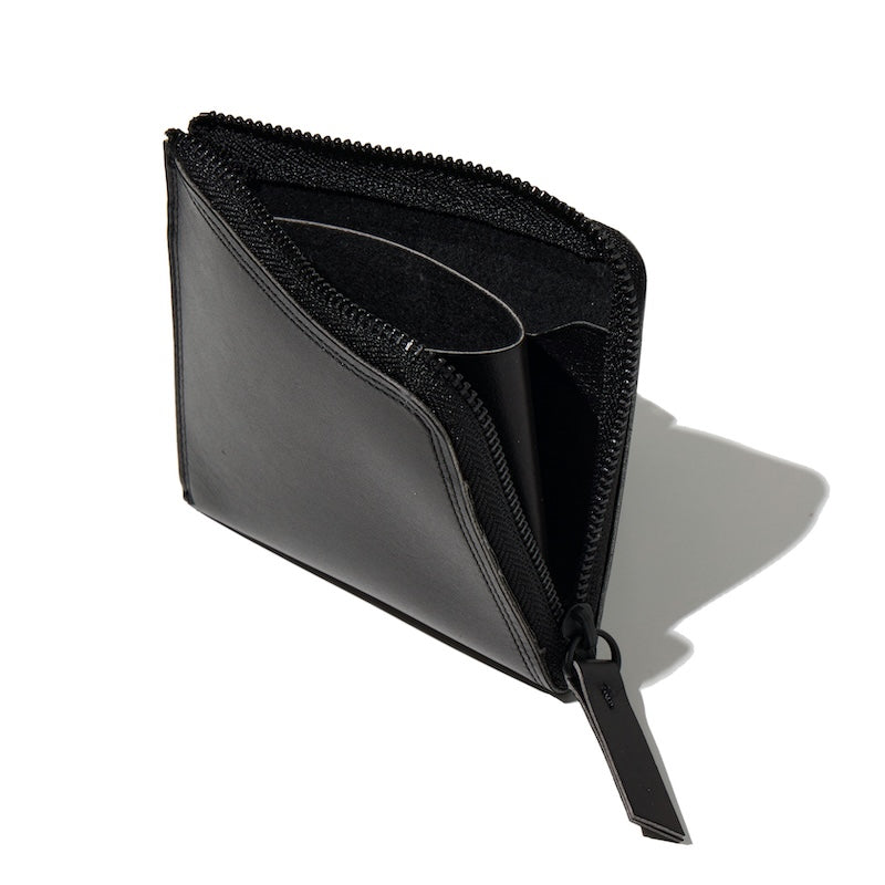 RADIALL　財布　"TRUE DEAL L ZIP WALLET"　(Black / Black)