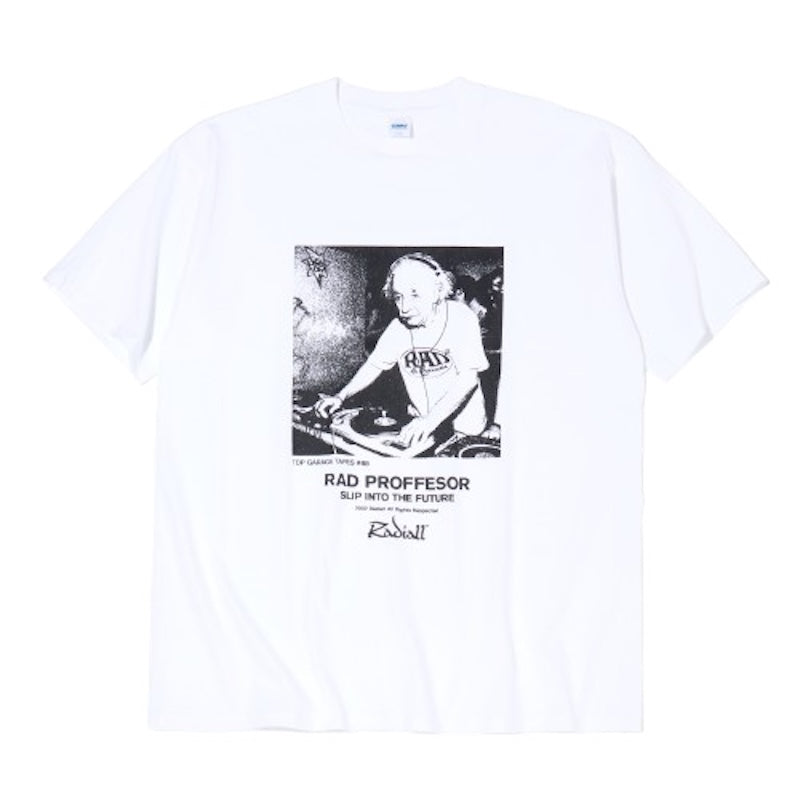 RADIALL Tシャツ E=MC2 CREW NECK T-SHIRT S/S ホワイト 正面