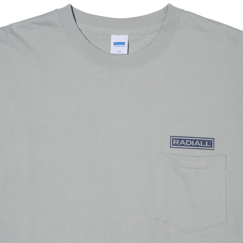 RADIALL　Tシャツ　"SHAKEDOWN BOULEVARD CREW NECK T-SHIRT S/S"　(Sage Green)