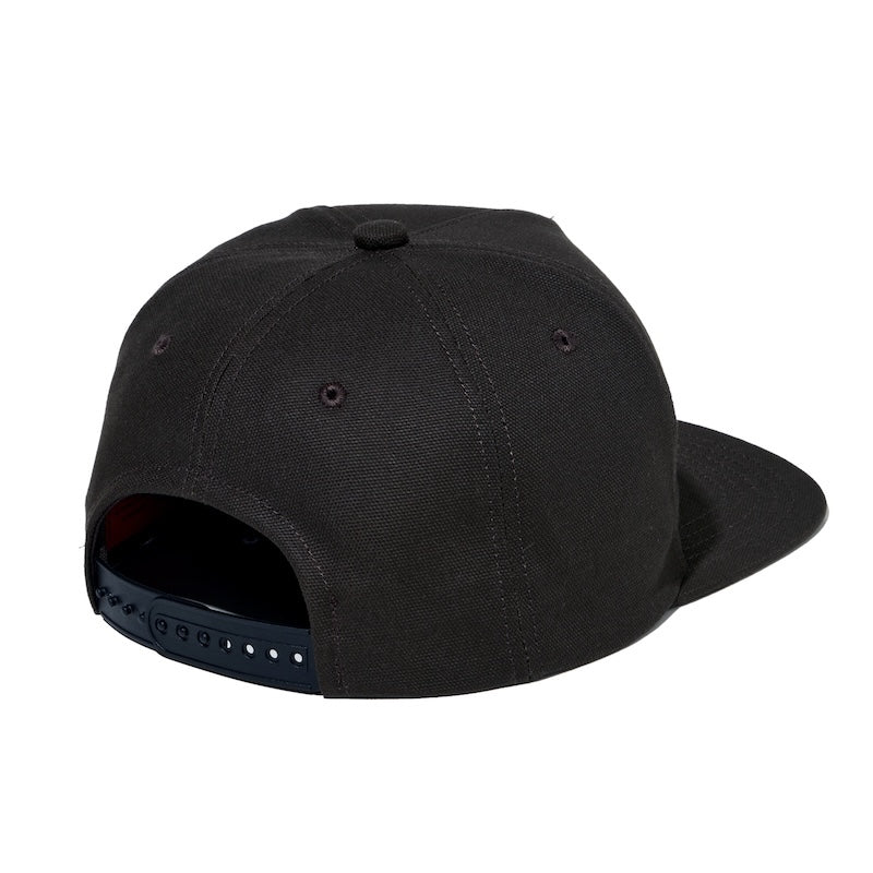 RADIALL キャップ LOGOS TRUCKER CAP ブラック 背面 斜め