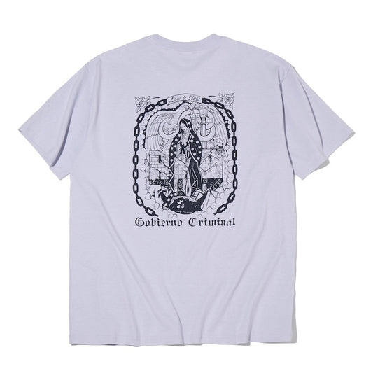 RADIALL Tシャツ CRADLE CREW NECK T-SHIRT S/S パープル 背面