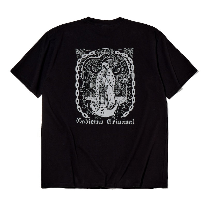 RADIALL Tシャツ CRADLE CREW NECK T-SHIRT S/S ブラック 背面