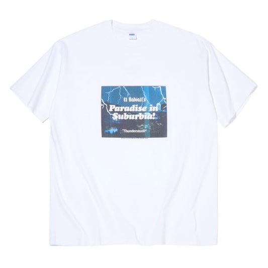 RADIALL　Tシャツ　“TELEVISION CREW NECK T-SHIRT S/S"　(White)