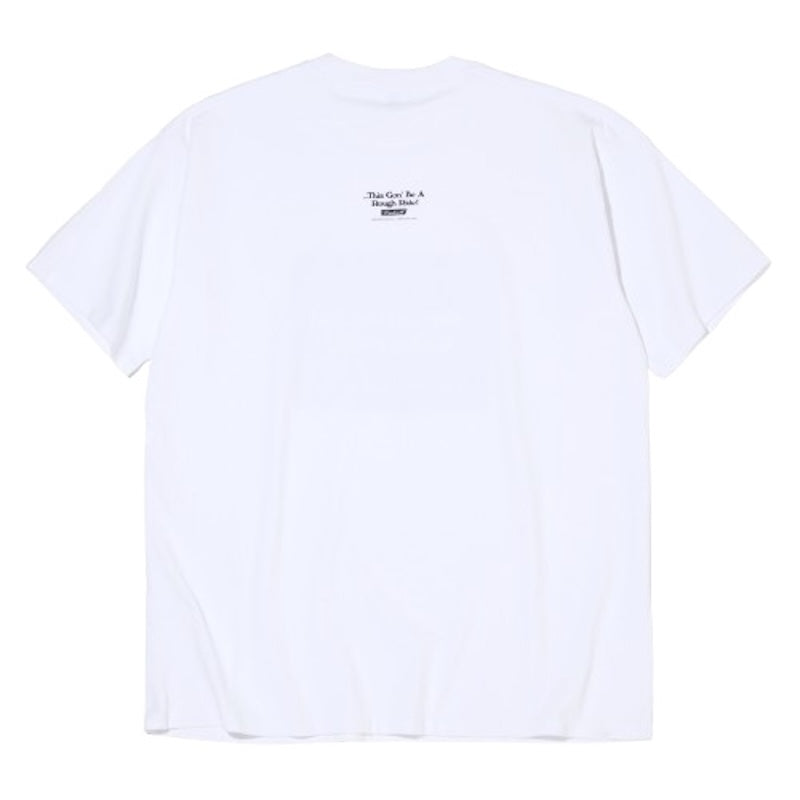 RADIALL Tシャツ TELEVISION CREW NECK T-SHIRT S/S ホワイト 背面