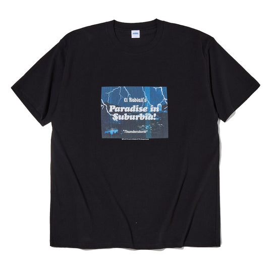 RADIALL　Tシャツ　“TELEVISION CREW NECK T-SHIRT S/S"　(Black)