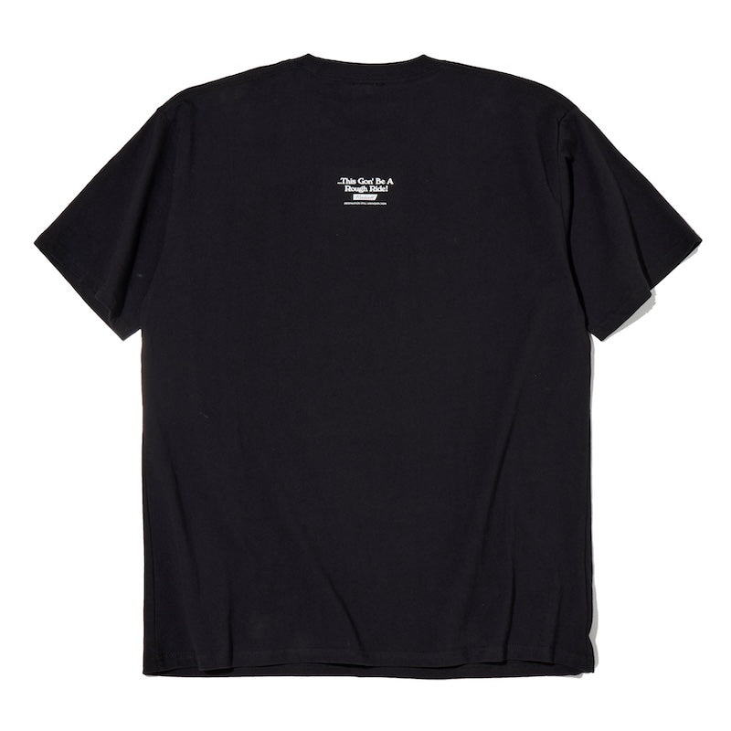 RADIALL Tシャツ TELEVISION CREW NECK T-SHIRT S/S ブラック 背面