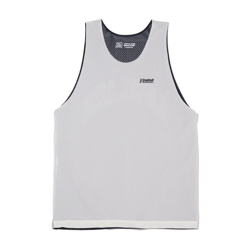 RADIALL リバーシブルタンクトップ LOWLANE REVERSIBLE TANK TOP ブラック 正面 裏