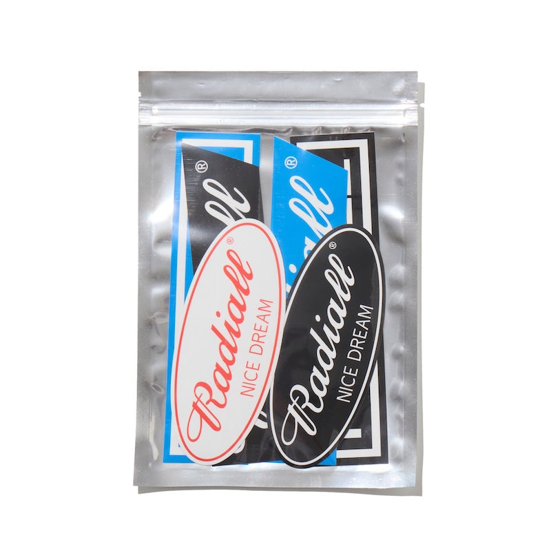 RADIALL ステッカーパック RAD'S SCREEN PRINTED STICKER PACK マルチ 正面