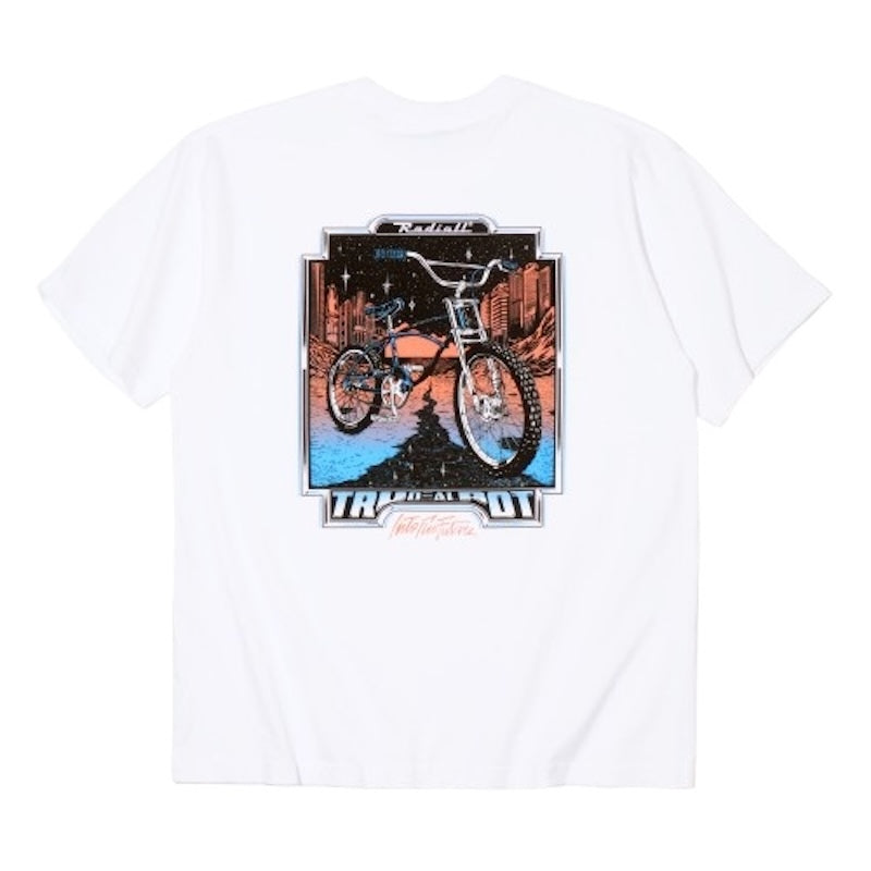 RADIALL Tシャツ STINGRAY CREW NECK T-SHIRT S/S ホワイト 背面