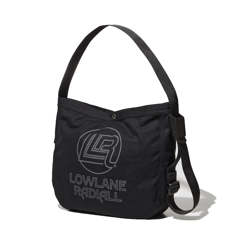 RADIALL バッグ MESS NEWSPAPER BAG ブラック 正面