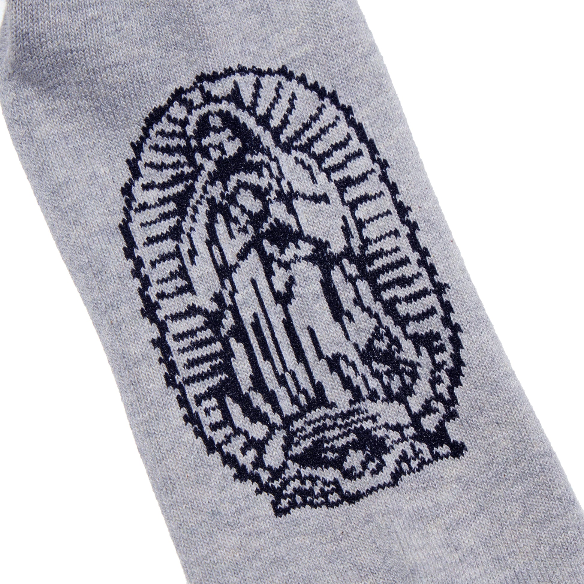 RADIALL ソックス CRADLE 1PAC SOX SHORT グレー クローズアップ