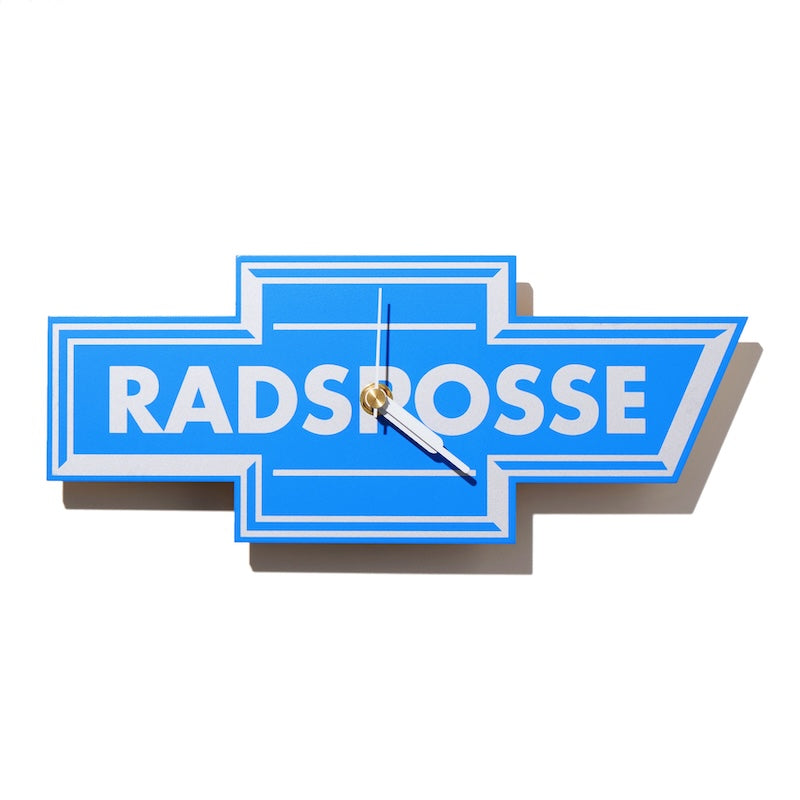 RADIALL 時計 POSSE WALL CLOCK ブルー 正面