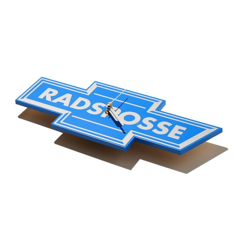 RADIALL 時計 POSSE WALL CLOCK ブルー サイドビュー