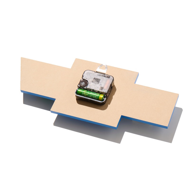 RADIALL 時計 POSSE WALL CLOCK ブルー 正面サイドビュー