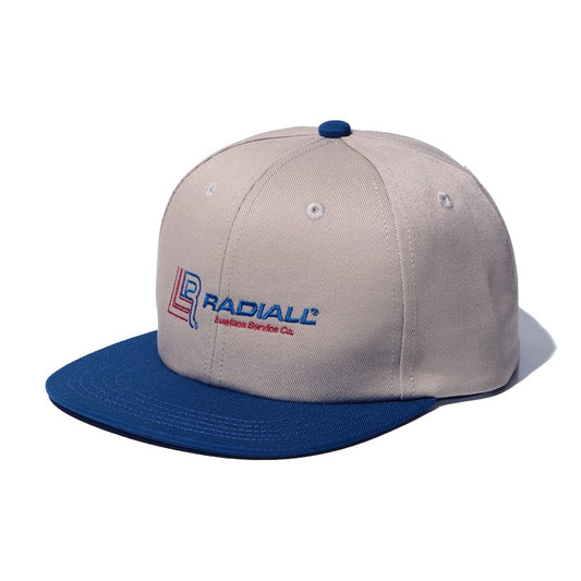 RADIALL キャップ LOWLANE TRUCKER CAP ベージュ 正面