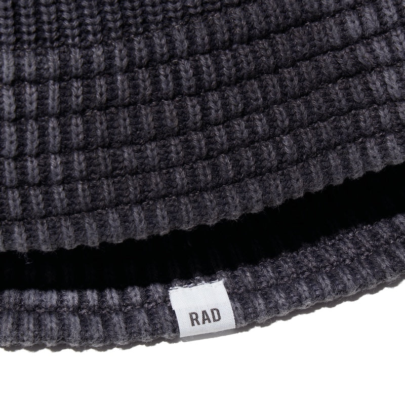 RADIALL ハット TRIPS CRUSHER HAT ブラック クローズアップ