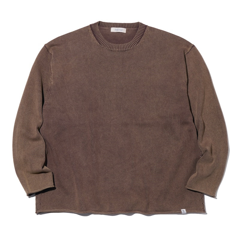 RADIALL セーター LUDWIG CREW NECK SWEATER L/S ブラウン 正面