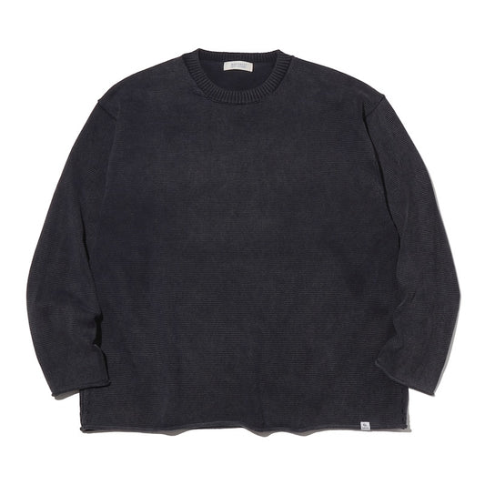 RADIALL　セーター　“LUDWIG CREW NECK SWEATER L/S"　(Faded Black)