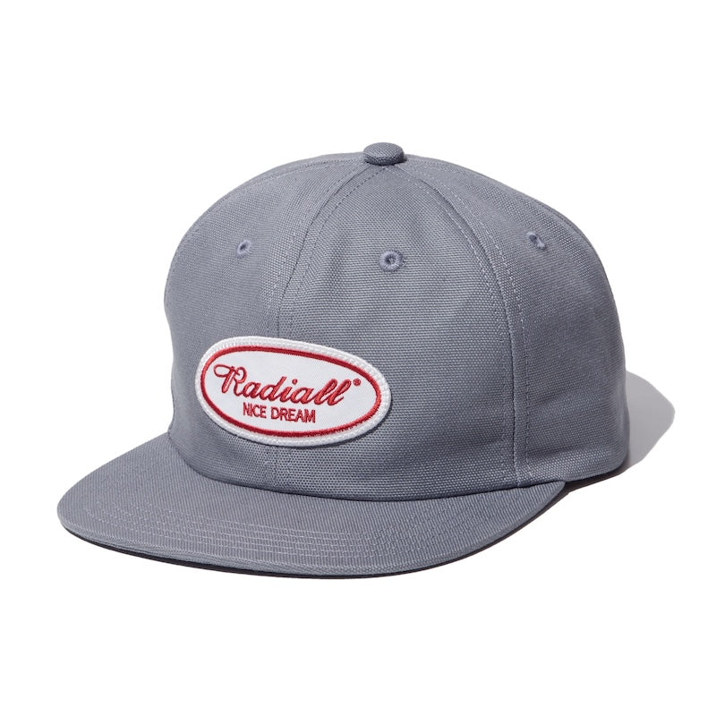 RADIALL キャップ "OVAL TRUCKER CAP" グレー 正面