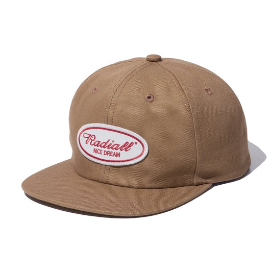 RADIALL キャップ "OVAL TRUCKER CAP" ブラウン 正面