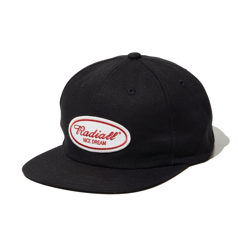 RADIALL キャップ "OVAL TRUCKER CAP" ブラック 正面