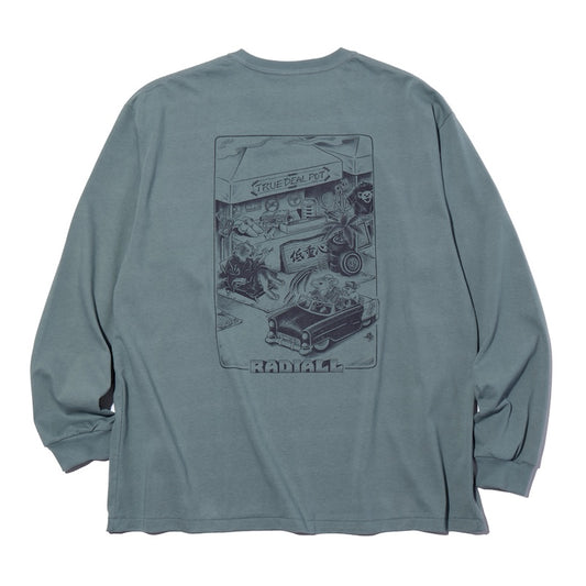 RADIALL　L/STシャツ　“CHOJU GIGA CREW NECK T-SHIRT L/S"　(Sage Green)