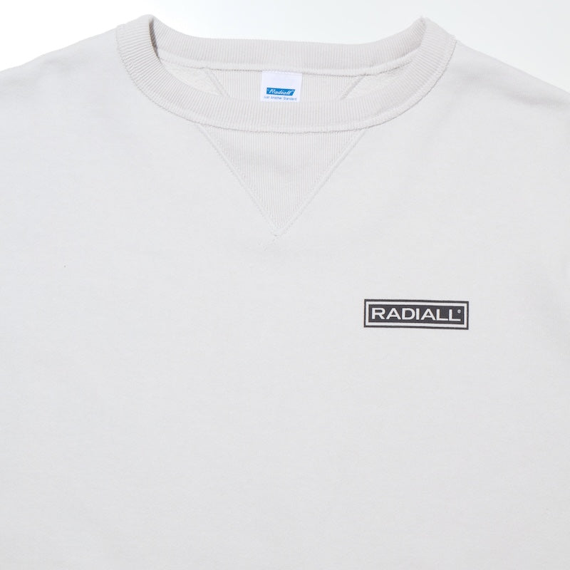 RADIALL クルースウェット BOULEVARD LOOPWHEEL CREWNECK ホワイト