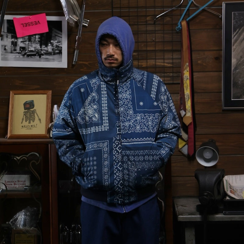 RADIALL リバーシブルジャケット ネイビー  着用