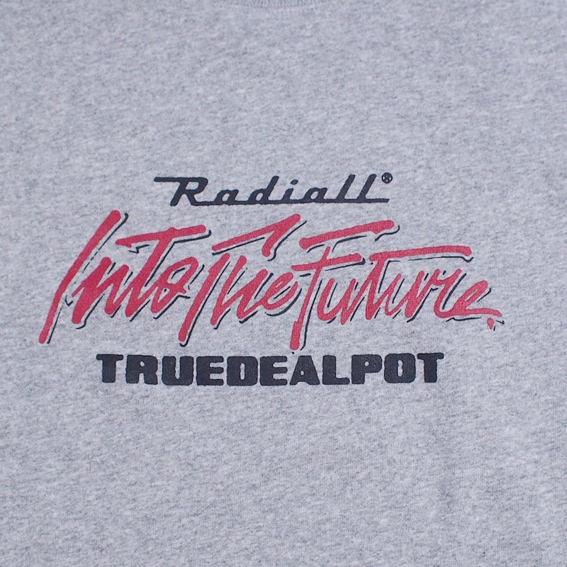 RADIALL クルーネックスウェット アッシュグレー  グラフィック