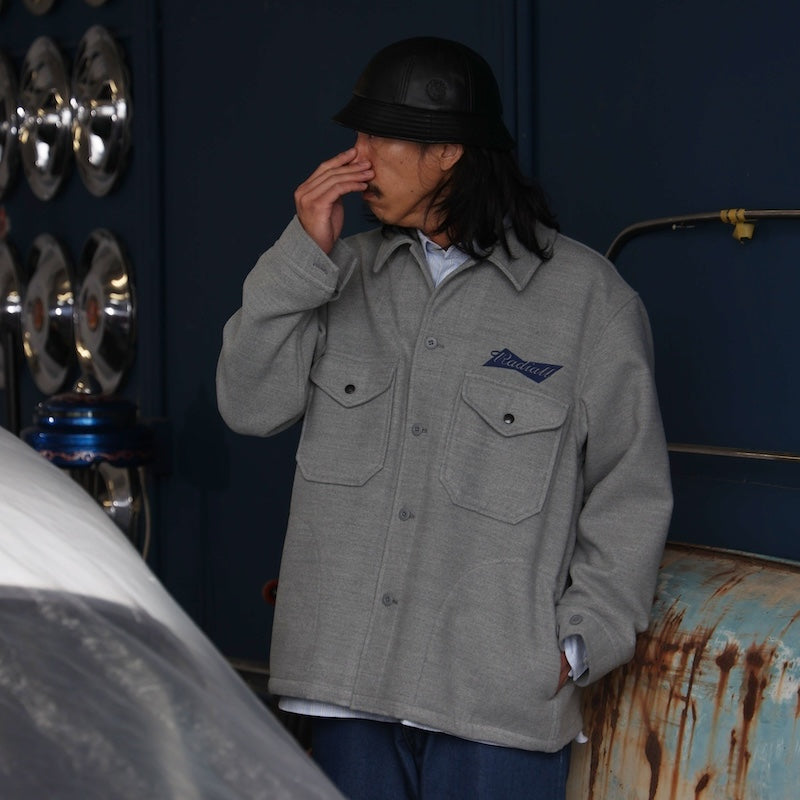 RADIALL CPOシャツ グレー 着用