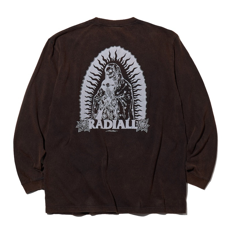 RADIALL L/STシャツ GUIDANCE CREW NECK T-SHIRT L/S ブラック 背面