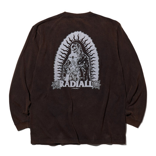 RADIALL L/STシャツ GUIDANCE CREW NECK T-SHIRT L/S ブラック 背面