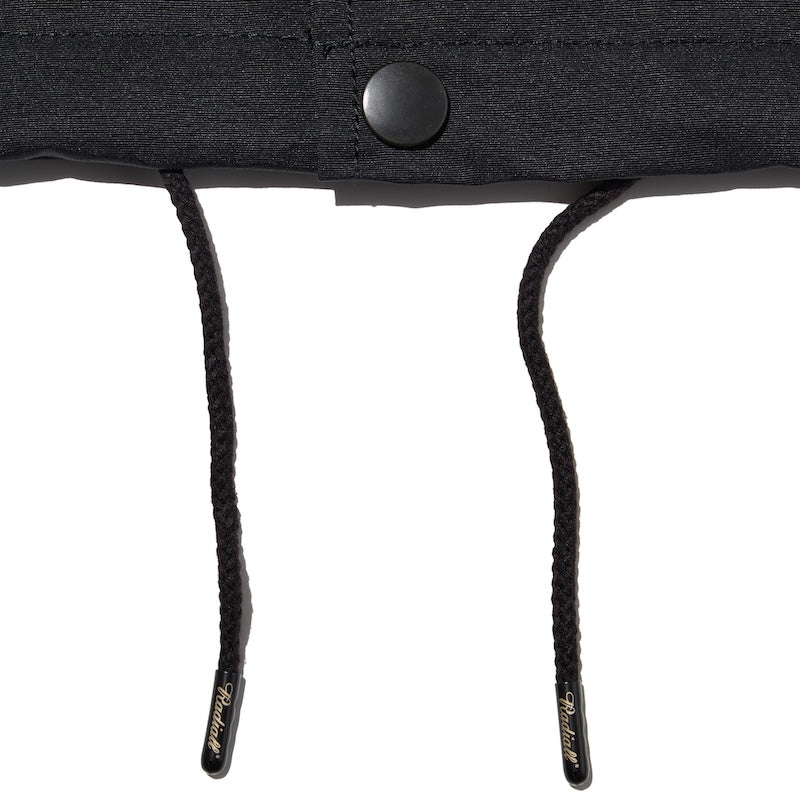 RADIALL コーチジャケット GUIDANCE WINDBREAKER JACKET ブラック ドローコード