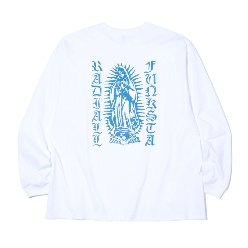 RADIALL L/STシャツ ROAD CHARM L/S TEE ホワイト 商品画像 背面