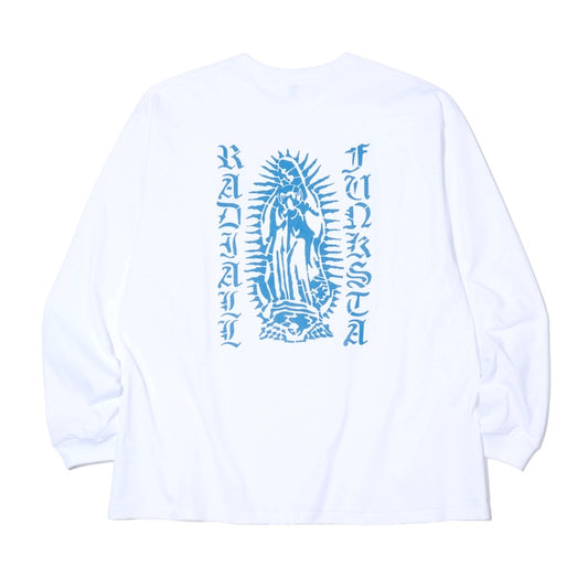 RADIALL L/STシャツ ROAD CHARM L/S TEE ホワイト 商品画像 背面