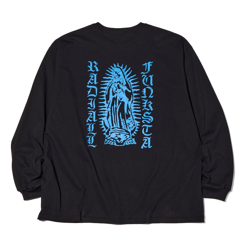 RADIALL L/STシャツ ROAD CHARM L/S TEE ブラック 商品画像 背面