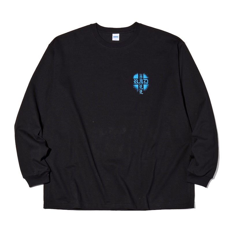 RADIALL L/STシャツ ROAD CHARM L/S TEE ブラック 商品画像 正面