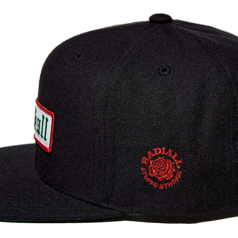 RADIALL キャップ VOX BASEBALL CAP ブラック 商品画像 サイドビュー