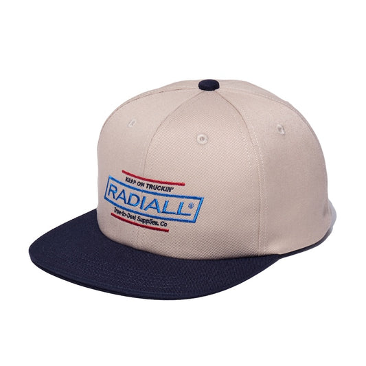 RADIALL キャップ ROADSIDE BASEBALL CAP ベージュ 商品画像 正面