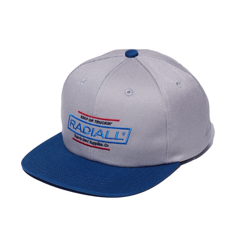 RADIALL キャップ ROADSIDE BASEBALL CAP グレー 商品画像 正面