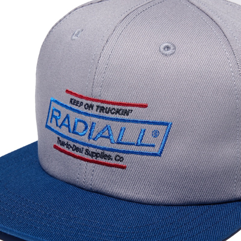 RADIALL キャップ ROADSIDE BASEBALL CAP グレー 商品画像 フロント刺繍