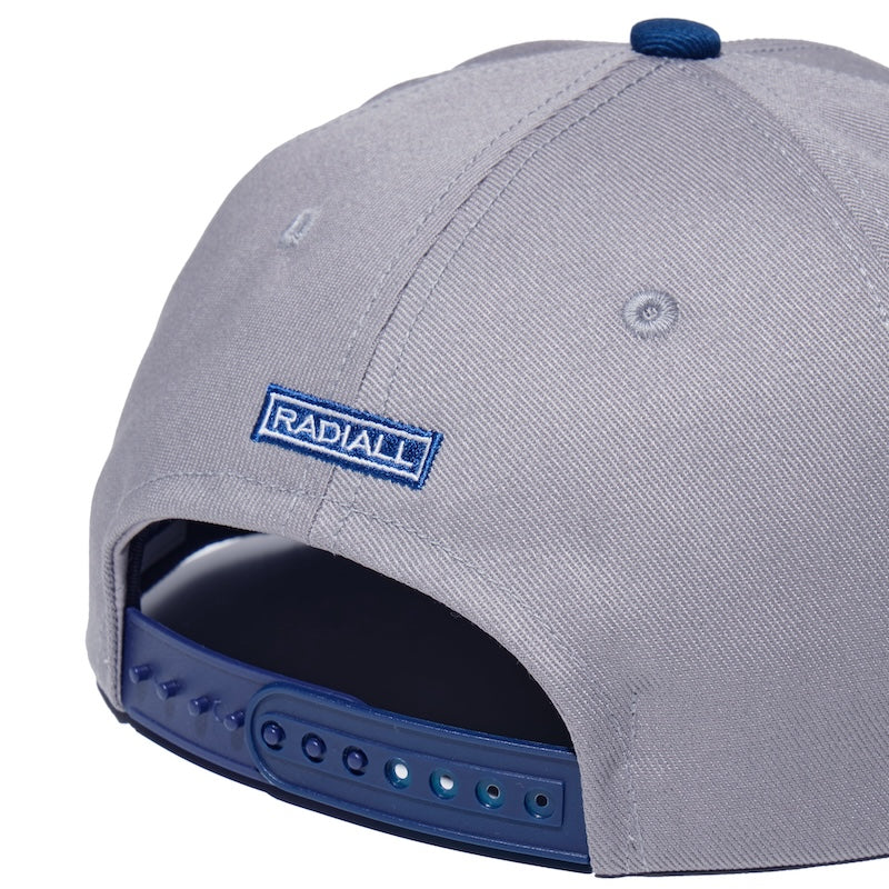 RADIALL キャップ ROADSIDE BASEBALL CAP グレー 商品画像 背面 クローズアップ