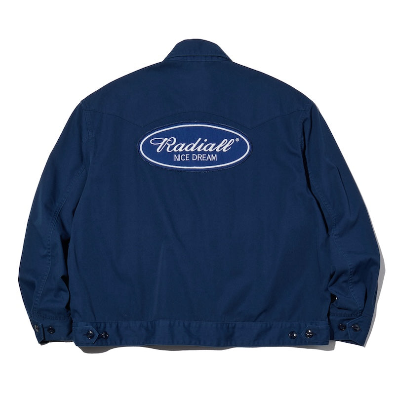 RADIALL ジャケット MOTIVE ZIP UP JACKET ネイビー 商品画像 背面