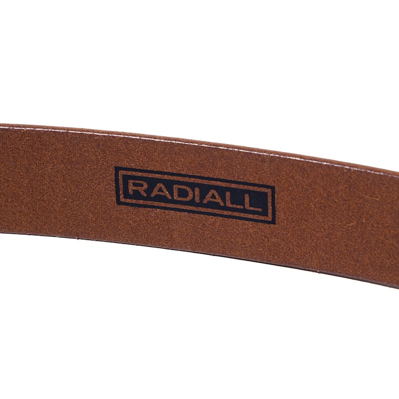 RADIALL ベルト RHODES LEATHER BELT / PLAIN ブラウン 商品画像 裏側